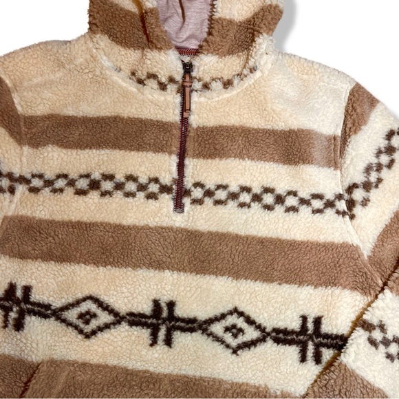 True Grit Sherpa Fleece Teddy Bear Hoodie SIZE:S - Picture 3 of 5